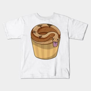 Snake with Muffin Kids T-Shirt